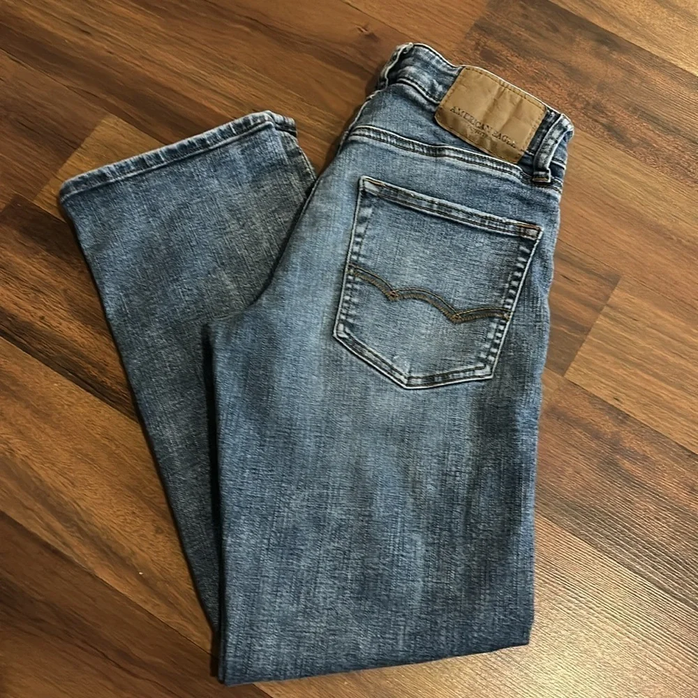 American Eagle Extreme Flex 4 Men’s Straight Jeans 26 x 28 - Distressed look